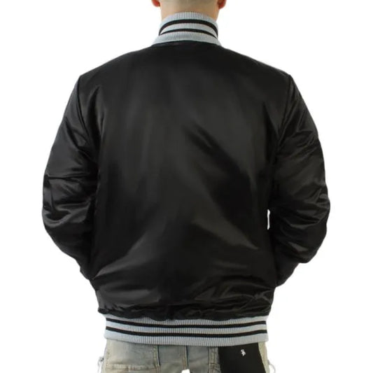 Las Vegas Raiders Black Sports Jacket – Back View