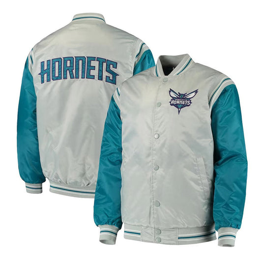 Charlotte Hornets Varsity Jacket – Front View