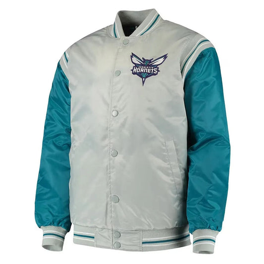 Charlotte Hornets Varsity Jacket – Back View
