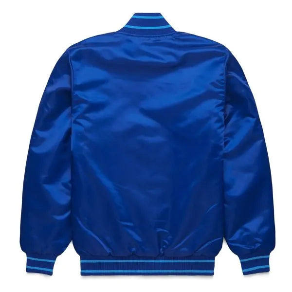 Toronto Blue Jays Blue Satin Jacket – Back View