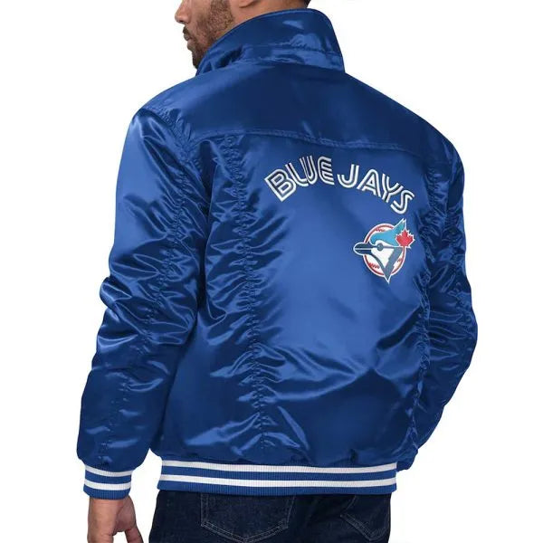 Toronto Blue Jays Blue Trucker Jacket – Back View