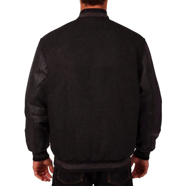 Toronto Blue Jays Black Varsity Jacket – Back View