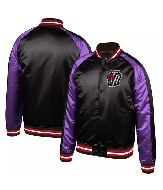 Toronto Raptors Black Sports Jacket – Front View