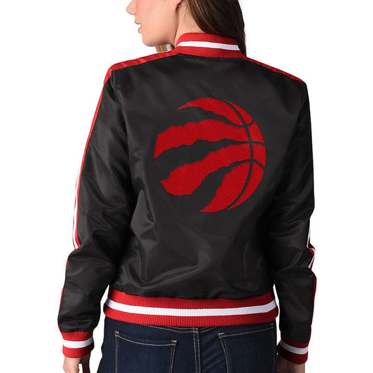 Toronto Raptors Satin Jacket – Back View