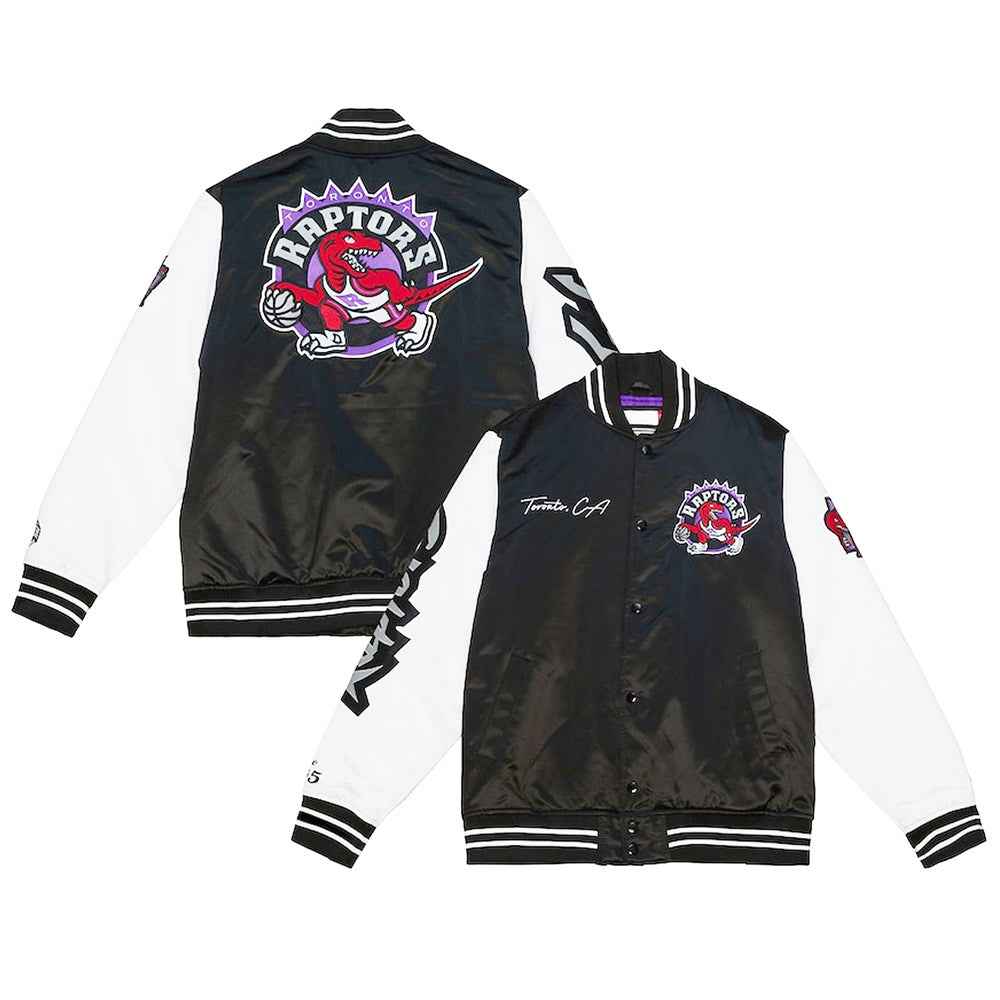 Toronto Raptors Team Origins Varsity Satin Jacket