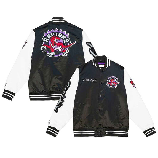 Toronto Raptors Team Origins Varsity Satin Jacket