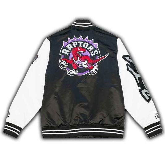 Toronto Raptors Team Origins Varsity Satin Jacket
