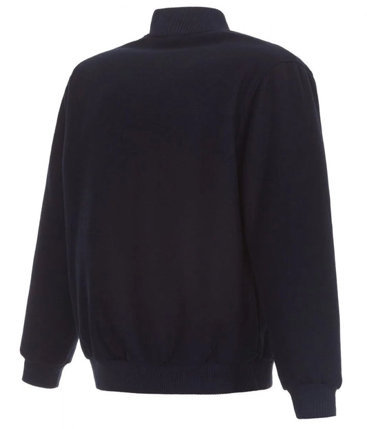 Minnesota Timberwolves Blue Varsity Jacket – Back View