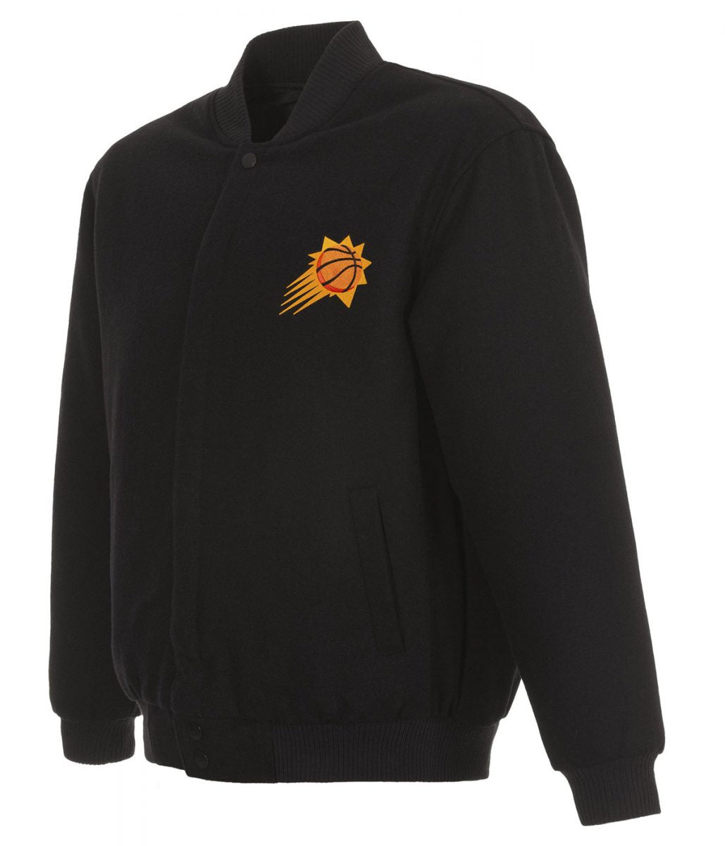 Phoenix Suns Black Varsity Jacket – Front View