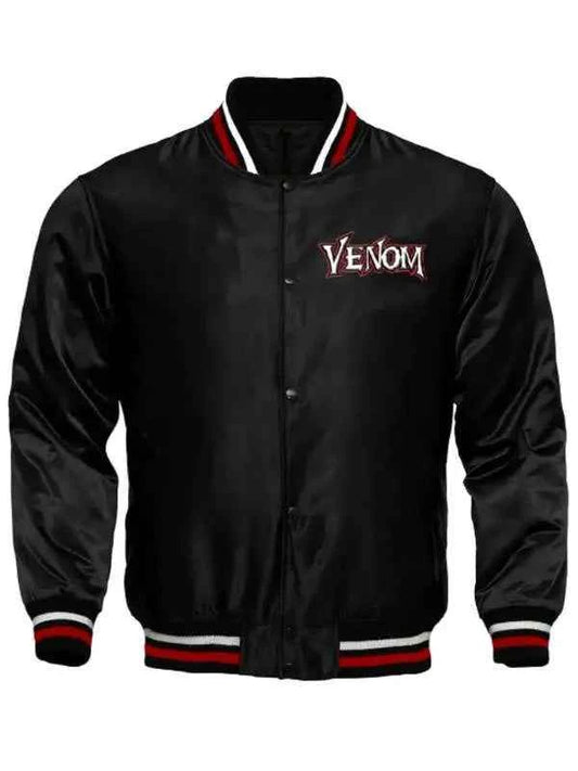 Venom Black Varsity Jacket (Replica -Inspired Design)