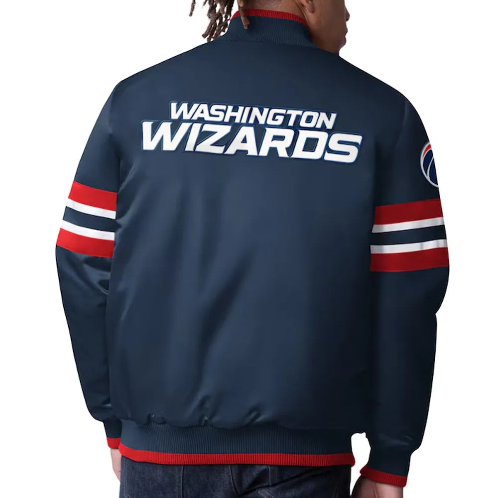 Washington Wizards Satin Jacket – Back View