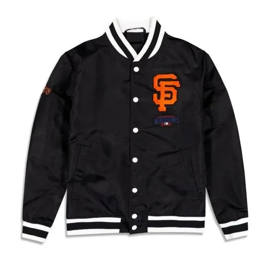 San Francisco Giants Black Sports Jacket – Front View