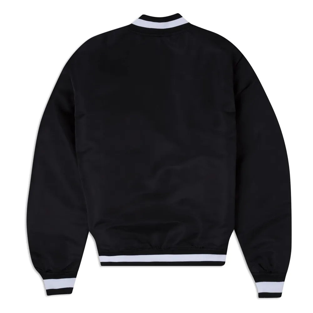 Atlanta Braves Black Sports Jacket – Back View